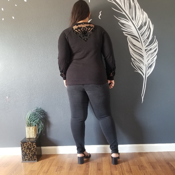 Maurices Black Knit Top - Picture 4 of 5